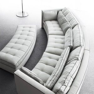 Soft sport sofa set with ottoman