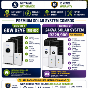 6kva Combo & 24kva combo solar system